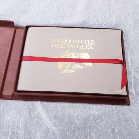 Bev Doolittle Hide and Seek Suite 6 Print Portfolio Book 10,294 Horses Western L - Picture 2 of 13